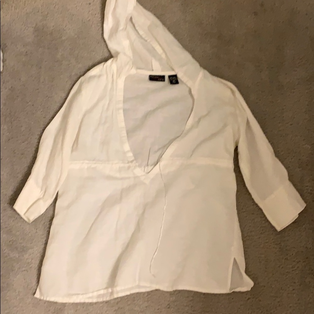 White Pants and Shirt Set